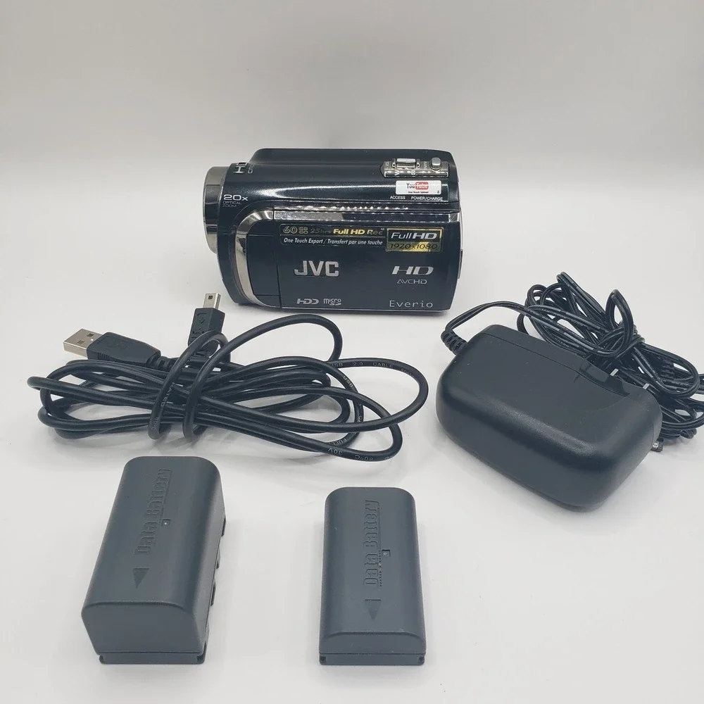 JVC Everio GZ-HD300 HD Camcorder HDD High Definition Digital Video Camera Black